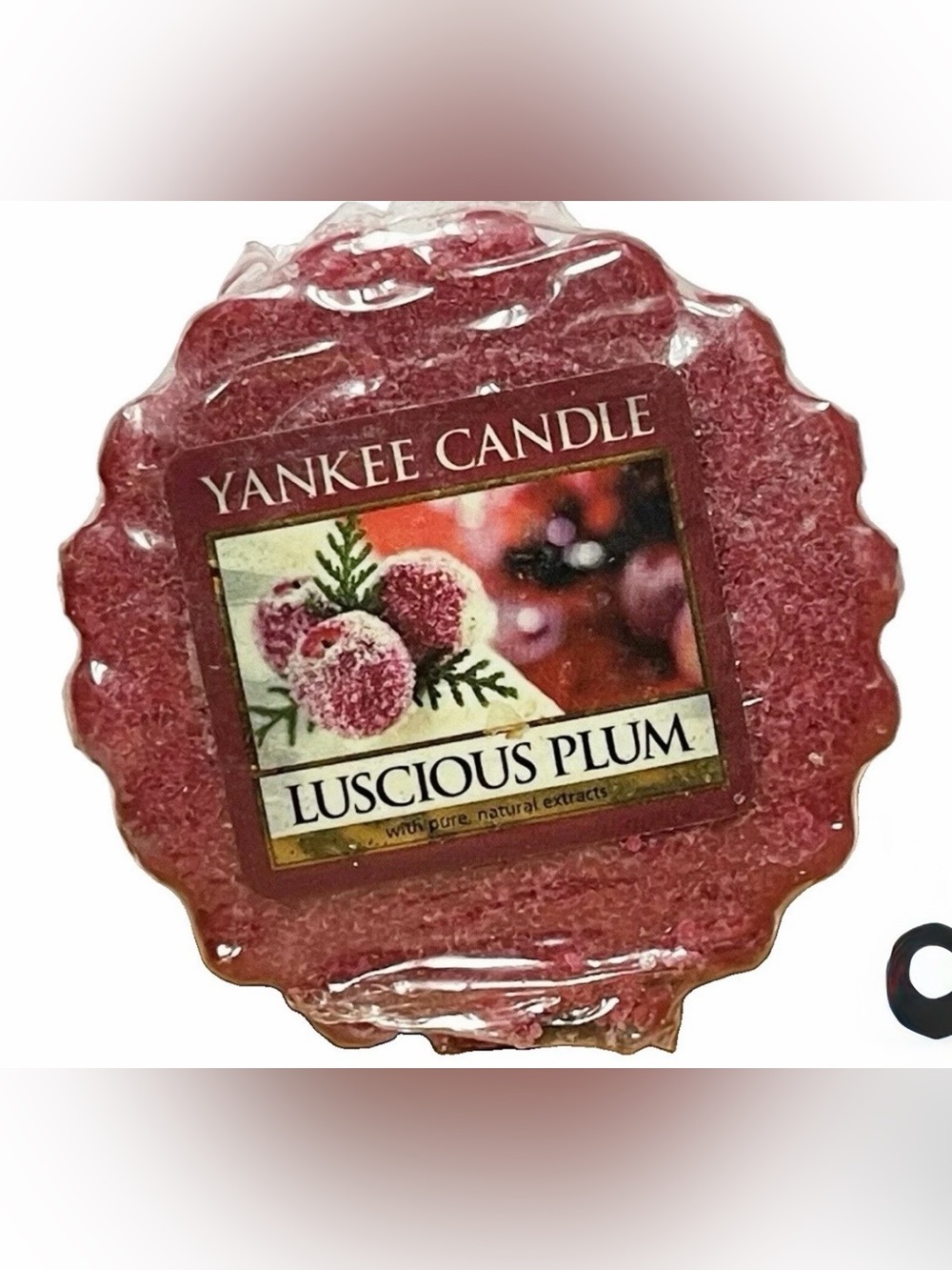 Yankee Candle "Luscious Plum" Scented Wax Potpourri Tart quantity 4 -sealed